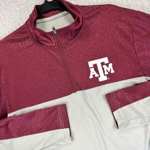 Texas A&M college university Men/women M quarter zip performance‎ alumni sports